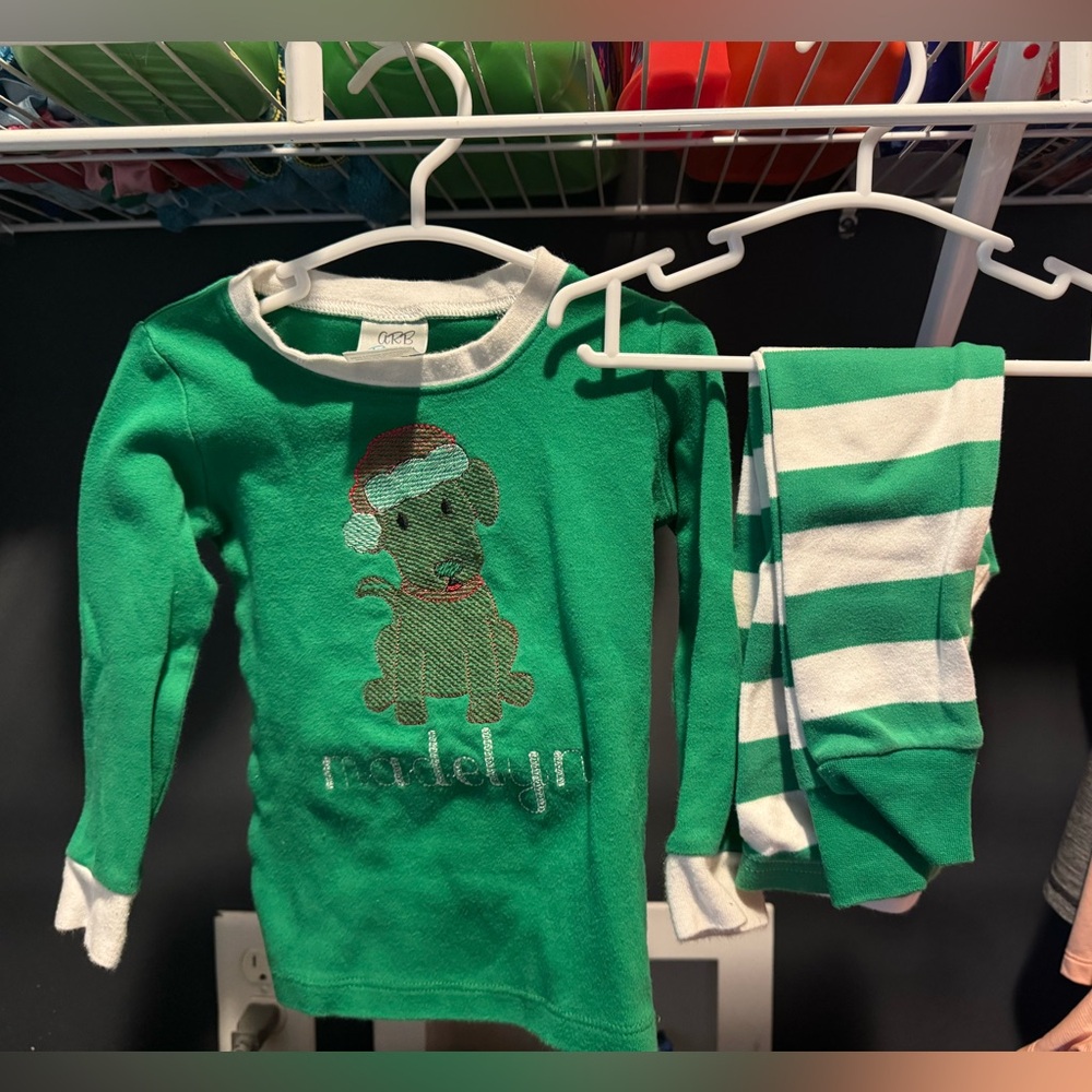 “Madelyn” Christmas Dog pajamas